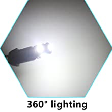194 자동차 LED 라이트 전구 6500K는 T10 SMD 5050 칩을 억지로 밀어넣습니다 6