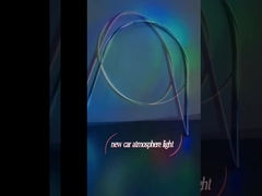 DC5V-12V 자동차 실내 심포니 RGB LED 아크릴 스트립 라이트 장식 네온 분위기 APP