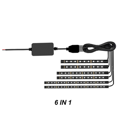 주문 기세 하에 오토바이 Rgb 주도하는 자동차 키트는 APP 무선으로 대기 네온을 장식합니다 online manufacture