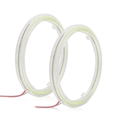 주문 Cob 엔젤은 주도하는 차 배경 조명 100MM 적 청 안개 램프 12-18V를 주시합니다 online manufacture
