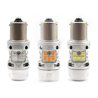 buy T3 오류 없는 1156 BA15S BAU15S 전구 12V 24W 흰색 양버 빨간색 자동차 모터사이클 LED 회전 신호등 세라믹 online manufacture