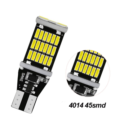 보편적 차는 후미등과 턴 시그널 bulbT15 4014 45smd 12-24V를 이끌었습니다