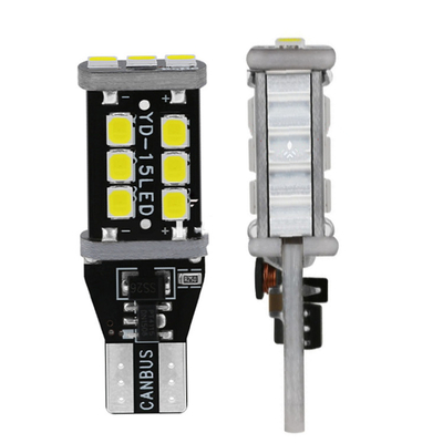 W6W WY16W 15 SMD 자동차 엘이디 전조등 2835 정지 신호등 T15 차 LED 라이트