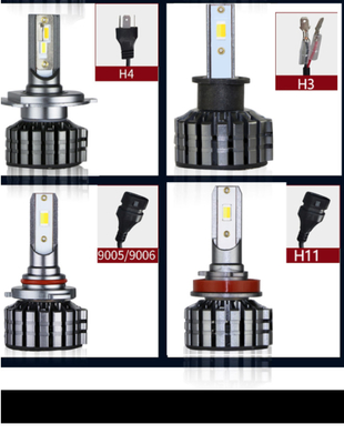 12-18V H1 엘이디 전조등 전구 H4 H7 H8 H11 9005 9006 9012 H3 880 H13 9004 9007