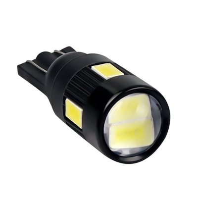 T10 5630 6 SMD 비극성도 주도하는 카측 전구류는 주도하는 전구 DC 12V를 변경했습니다