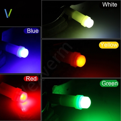 차 T5 COB 1SMD 3D Red/Green/Yellow/Blue/White LED를 위한 12v  주도하는 표시기등
