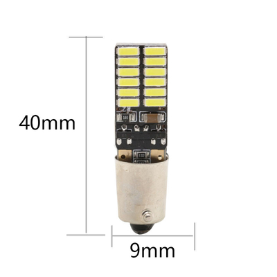 BA9S 4014 24SMD 자동차 LED 라이트 전구 폭은 표시등 12V를 이끌었습니다