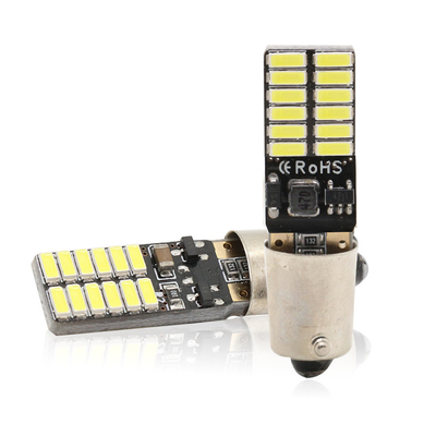 BA9S 4014 24SMD 자동차 LED 라이트 전구 폭은 표시등 12V를 이끌었습니다