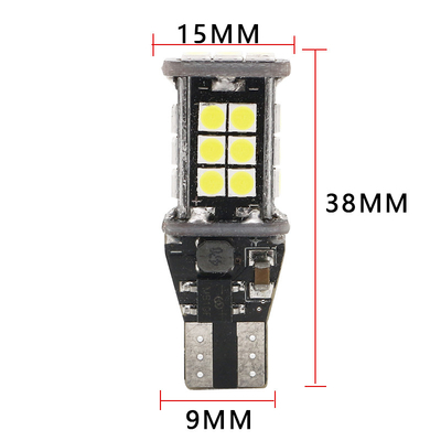 T15 3030 24SMD 캔뷔스 엘이디 전조등 12V 하이라이트 반전 차 코너 빛