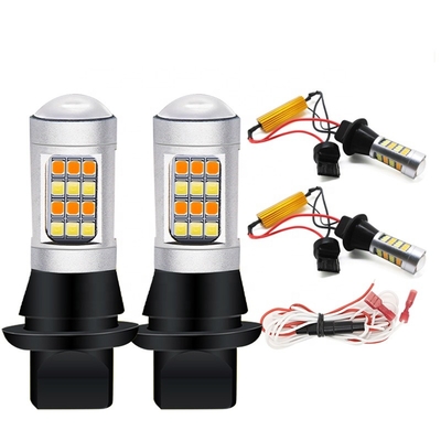 2835 42SMD 이중색은 제동등 턴 시그널 7440 T20  CANBUS가 스트로보인 것 방지하도록 유도했습니다