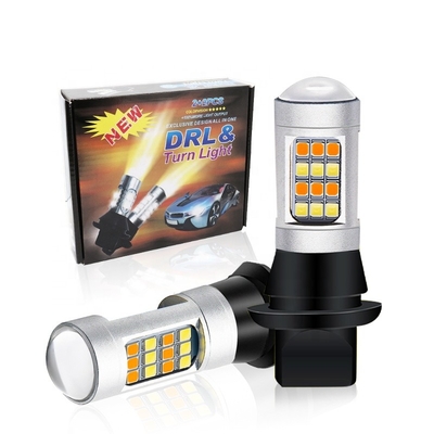 2835 42SMD 이중색은 제동등 턴 시그널 7440 T20  CANBUS가 스트로보인 것 방지하도록 유도했습니다