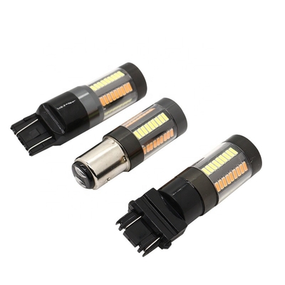 LED 브레이크 턴 신호등 1157년 3157 7443 4014 66SMD 듀얼 하얀 컬러 노랑 12V 스위치백