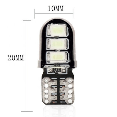 T10 차는 폭 카측 마커 라이트 2835 6smd DC12V에게 194 W5W를 보내게 했습니다