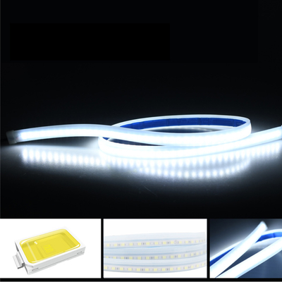 2 PC 12V 탄력적 방수 차량 헤드라이트 LED 단접관 소개 턴 시그널 브레이크 플로우 가이드 빛 DRL