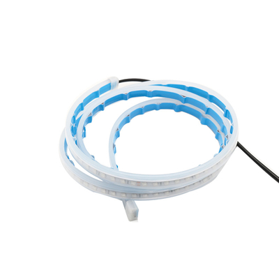 2 PC 12V 차 LED 낮 시간 주행등 탄력적 방수 띠 전조 DRL