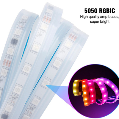 2 PC 30/45/60 센티미터 RGBLED 낮 시간 주행등 호리호리한 순차적 탄력적 주도하는 턴 시그널 스트립