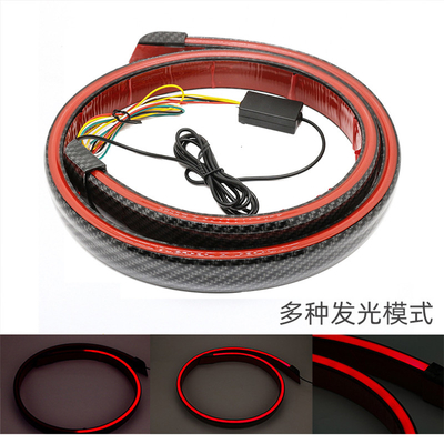 비행사를 위한 5W 12V 차량 탄력적 주도하는 후미등 탄소 섬유