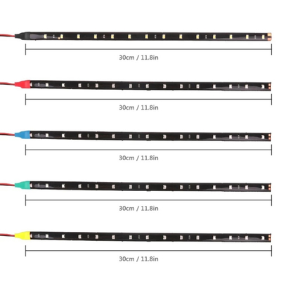 30 센티미터 차량 헤드라이트 LED 단접관 소개 3528 패치 긴급 경고등