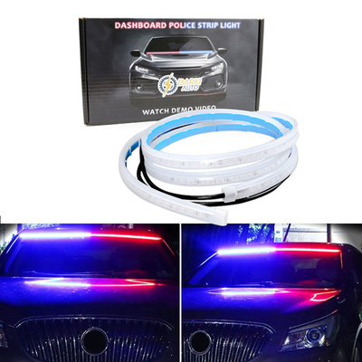 유니버셜 투 컬러 방수 자동차 도어 경고 LED 라이트 12V 120 센티미터