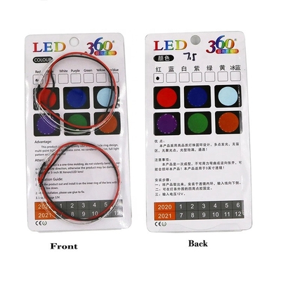 RGB 2.5 3.0 인치는 차 배경 조명 전조 벨소리 주도하는 절단기 눈을 이끌었습니다