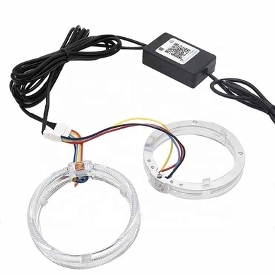 DRL RGB 원광 벨소리 자동차 내부는 배경 조명 CCFL 천사 악마 눈에게 80 밀리미터 95 밀리미터 105 밀리미터 110 밀리미터를 보내게 했습니다