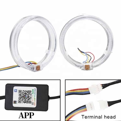 DRL RGB 원광 벨소리 자동차 내부는 배경 조명 CCFL 천사 악마 눈에게 80 밀리미터 95 밀리미터 105 밀리미터 110 밀리미터를 보내게 했습니다