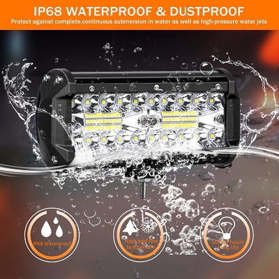 고전력 200W LED 운전등 IP68 방수 알루미늄 합금 물질