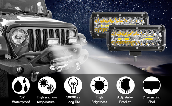 고전력 200W LED 운전등 IP68 방수 알루미늄 합금 물질