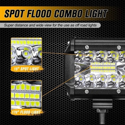 알루미늄 합금 LED 운전 조명 10-30V 차량용 LED 조명 막