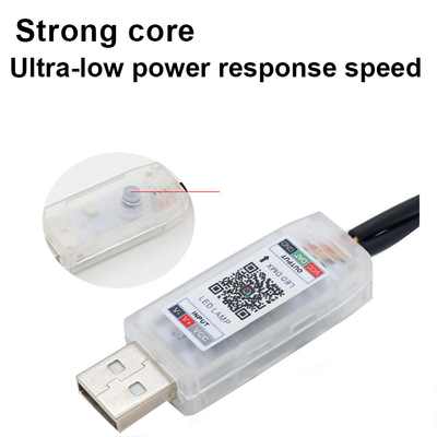 DC5V-12V RGB LED 자동차 실내 장식 분위기 가벼운 아크릴 APP 제어 숨겨진 스타일