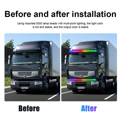 24V 5050 SMD 5A 2.4m 자동차 내부 대기 조명