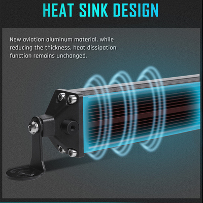 차용 LED 라이트 바 두 줄 200W - 1000W 알루미늄 프로파일