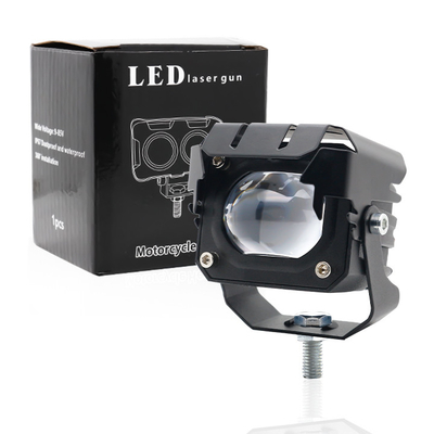 12-80V 앰버 3570 LED 듀얼 컬러 LED 작업등 오토바이용 30-60W 오프로드 운전등