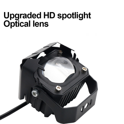 12-80V 앰버 3570 LED 듀얼 컬러 LED 작업등 오토바이용 30-60W 오프로드 운전등