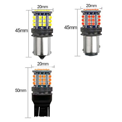 알루미늄 합금 LED 회전 신호 표시기 3030 39 SMD 12v 1156 BA15S 1157 BAY15D T20 T25 자동차 회전 신호