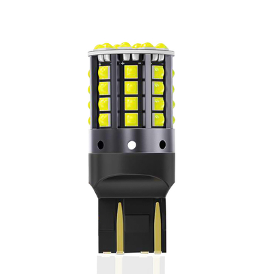 흰 알루미늄 합금 LED 회전 신호 1156 1157 T20 3030 44SMD 역전등 12V 24V