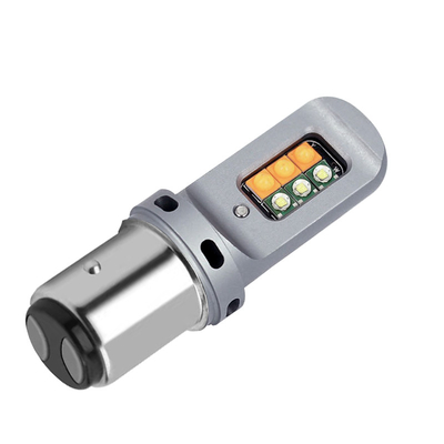 장수 5W LED 브레이크 턴 신호등 1156 유니버설 12smd LED 전구 1156 P21W BA15S PY21W 3157 7443 Canbus