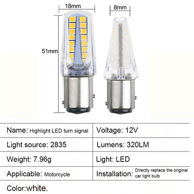 1157 32SMD 앰버 LED 브레이크 턴 신호등 LED 전구 자동차 꼬리 정지 턴 신호 모터사이클