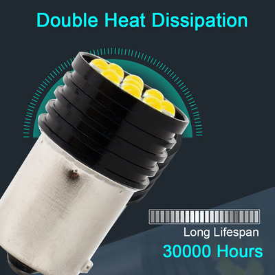 1157 BAY15D LED P21/5W 1156 BA15S P21W LED 램프 9 SMD 3030 R5W R10W 자동차 역전등 브레이크 테일 램프