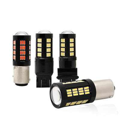 1157 1156 4014 66 SMD LED 브레이크 라이트 자동차 역전용 내부 LED 전구 자동차 캔버스