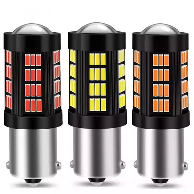 1157 1156 4014 66 SMD LED 브레이크 라이트 자동차 역전용 내부 LED 전구 자동차 캔버스