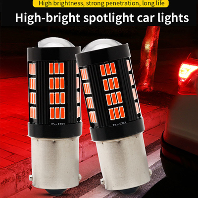 1157 1156 4014 66 SMD LED 브레이크 라이트 자동차 역전용 내부 LED 전구 자동차 캔버스