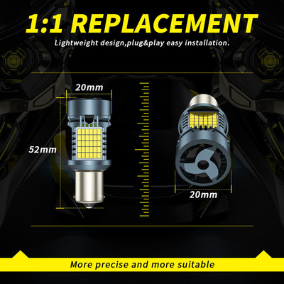 캔버스와 함께 LED 전구 2016 120SMD T20 1156 1157 3156 3157 팬 자동 램프와 함께 LED 턴 신호 브레이크 라이트
