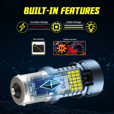 캔버스와 함께 LED 전구 2016 120SMD T20 1156 1157 3156 3157 팬 자동 램프와 함께 LED 턴 신호 브레이크 라이트