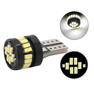 3014 LED 칩 자동차 전구 백광 360도 빔 각 T10 3014 24smd 일정한 전류 밝은 LED 전구