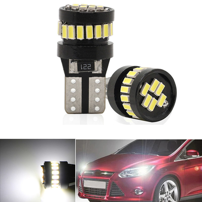 3014 LED 칩 자동차 전구 백광 360도 빔 각 T10 3014 24smd 일정한 전류 밝은 LED 전구