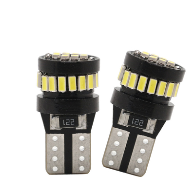 3014 LED 칩 자동차 전구 백광 360도 빔 각 T10 3014 24smd 일정한 전류 밝은 LED 전구
