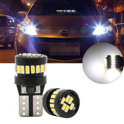3014 LED 칩 자동차 전구 백광 360도 빔 각 T10 3014 24smd 일정한 전류 밝은 LED 전구
