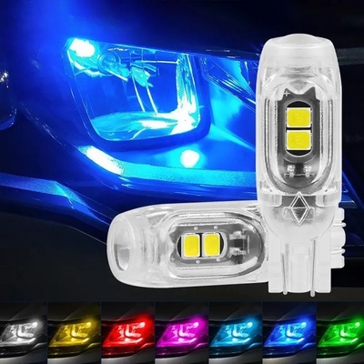 360도 LED 전구 자동차 면허판 빛 T10 2835 3030 5smd LED 하이라이트 5W5 비극적 작은 너비 램프