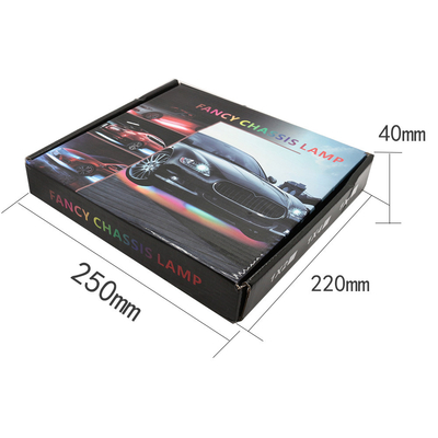 자동차 LED 내부 조명 다채로운 원격 제어 유연 ABS 12V 자동차 LED 스트립 조명